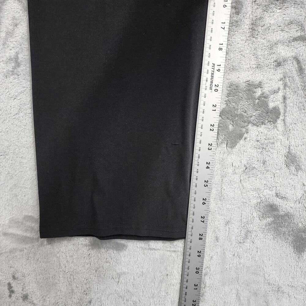Vintage Christine Gerard Pants Womens M Black Pull Straight Leg Stretch Knit - Picture 10 of 12